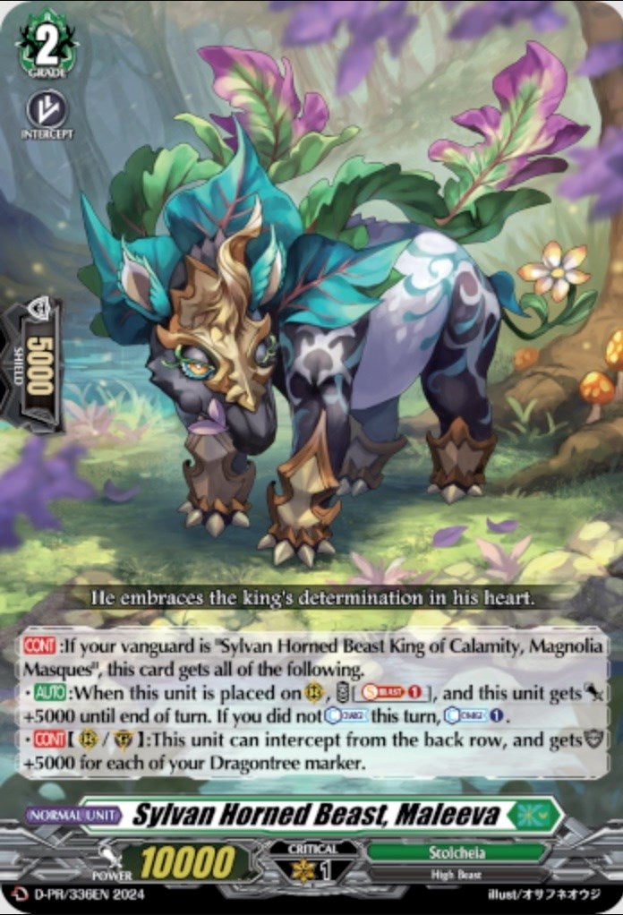 Image for Sylvan Horned Beast, Maleeva (D Promo Cards) (D-PR/336EN) - Cardfight Vanguard