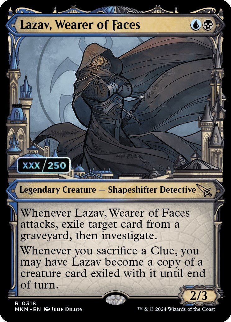 Image for Lazav, Wearer of Faces (Serial Numbered) (Murders at Karlov Manor) (318) - Magic: The Gathering