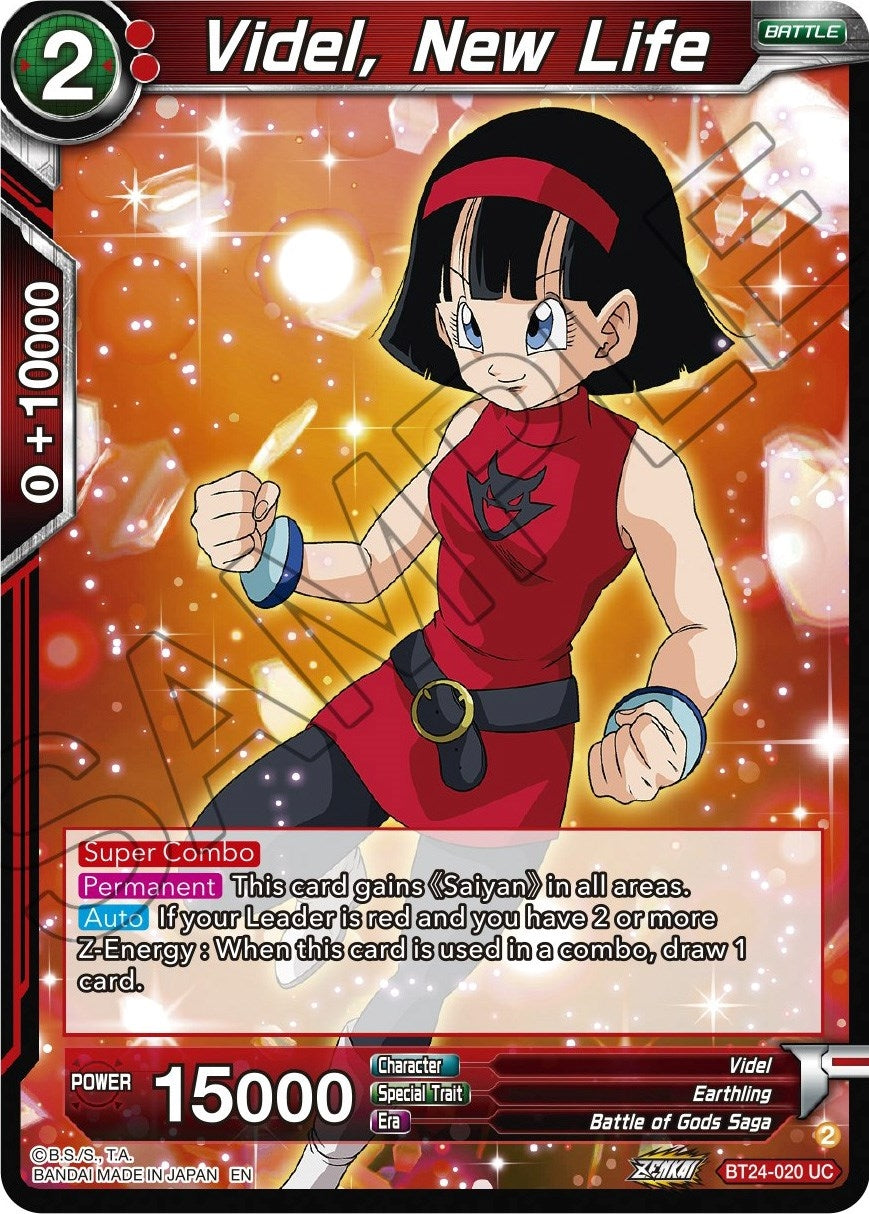Image for Videl, New Life (Beyond Generations) (BT24-020) - Dragon Ball Super: Masters