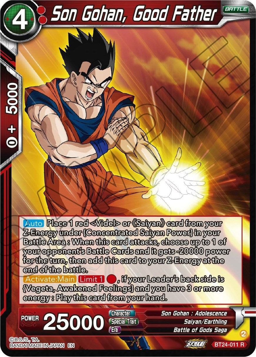 Image for Son Gohan, Good Father (Beyond Generations) (BT24-011) - Dragon Ball Super: Masters