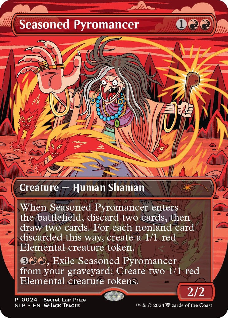 Image for Seasoned Pyromancer (Pro Tour Promos) (24) - Magic: The Gathering