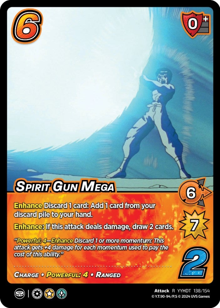 Image for Spirit Gun Mega (Yu Yu Hakusho: Dark Tournament) (138/154) - UniVersus