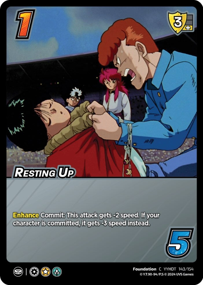 Image for Resting Up (Yu Yu Hakusho: Dark Tournament) (143/154) - UniVersus