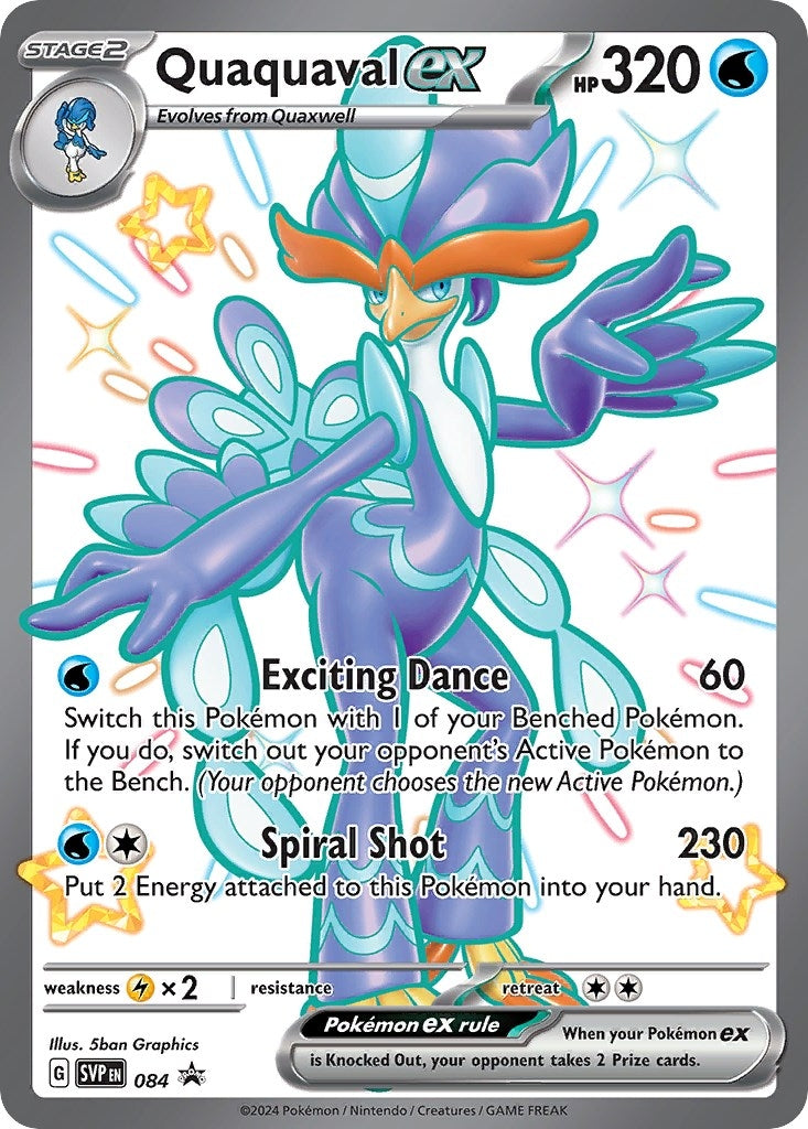 Image for Quaquaval ex - 084 (SV: Scarlet & Violet Promo Cards) (084) - Pokemon