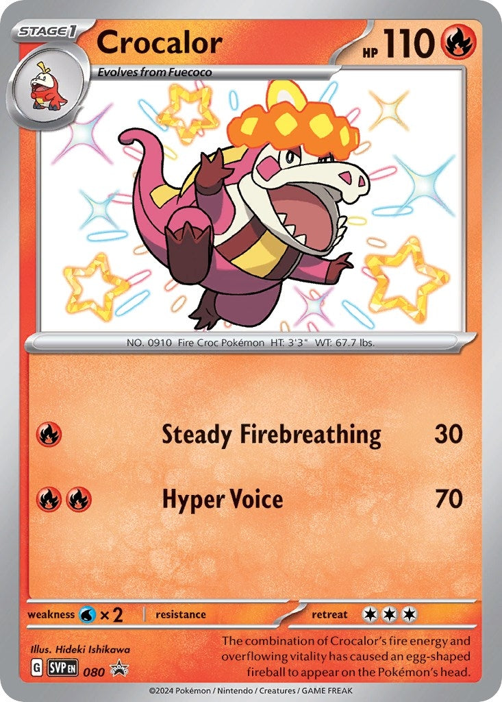 Image for Crocalor - 080 (SV: Scarlet & Violet Promo Cards) (080) - Pokemon