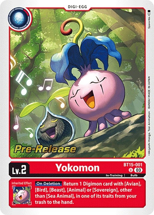 Image for Yokomon (BT15-001 U) (BT15_PR) - Digimon Card Game