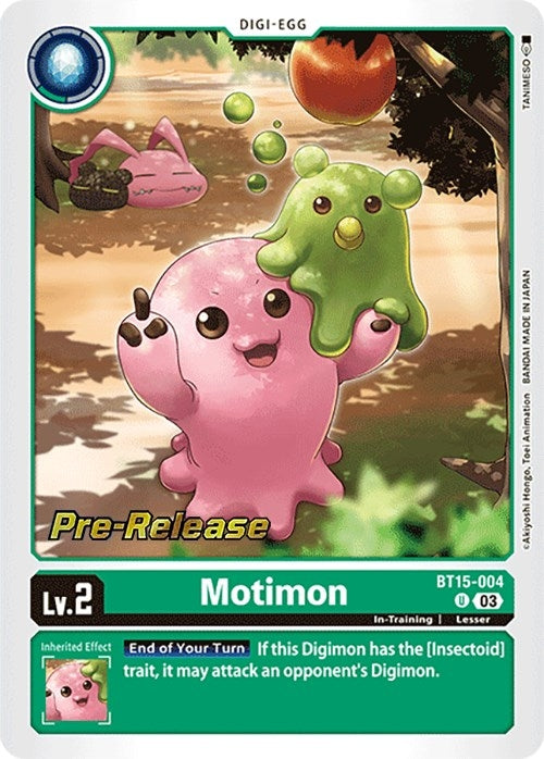 Image for Motimon (BT15-004 U) (BT15_PR) - Digimon Card Game