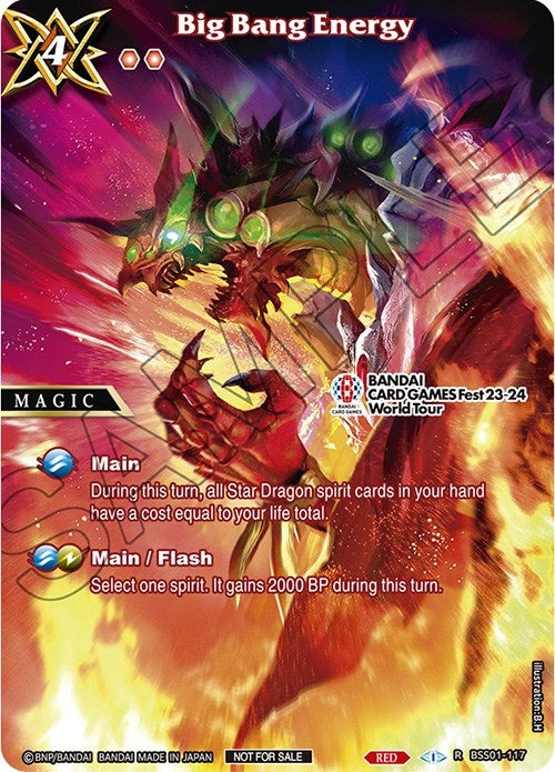 Image for Big Bang Energy (BANDAI CARD GAMES Fest 23-24 World Tour) (Launch & Event Promos) (BSS01-117) - Battle Spirits Saga