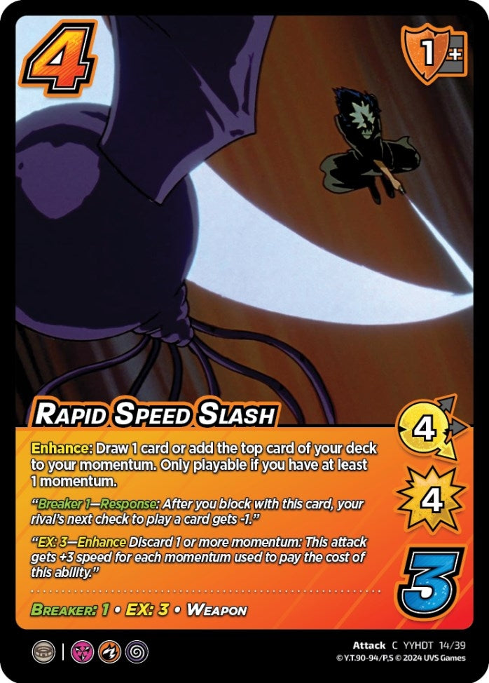 Image for Rapid Speed Slash (Time Shifted) (Yu Yu Hakusho: Dark Tournament) (14/39) - UniVersus
