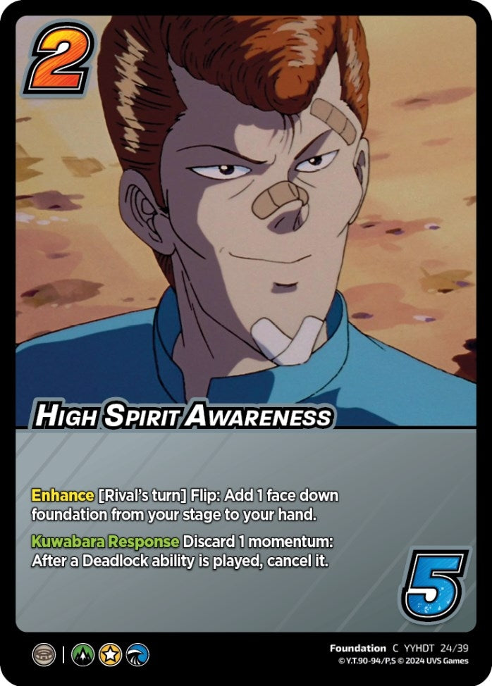 Image for High Spirit Awareness (Time Shifted) (Yu Yu Hakusho: Dark Tournament) (24/39) - UniVersus