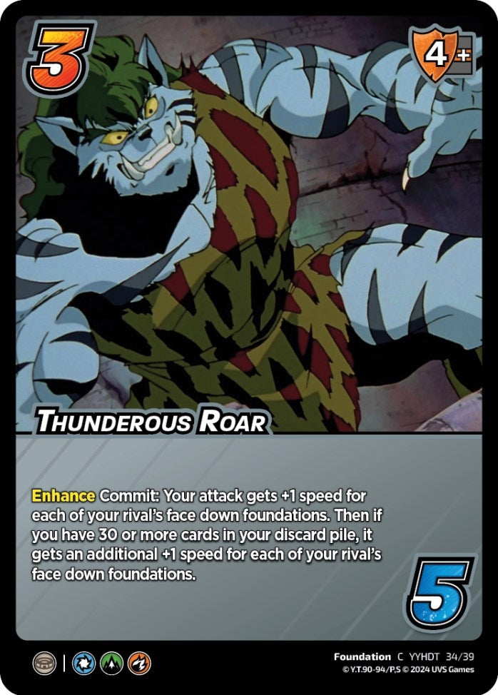 Image for Thunderous Roar (Time Shifted) (Yu Yu Hakusho: Dark Tournament) (34/39) - UniVersus