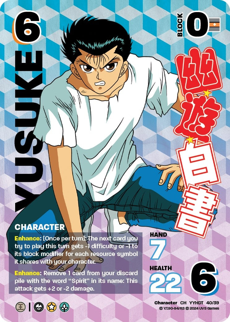 Image for Yusuke (Time Shifted) (Yu Yu Hakusho: Dark Tournament) (40/39) - UniVersus