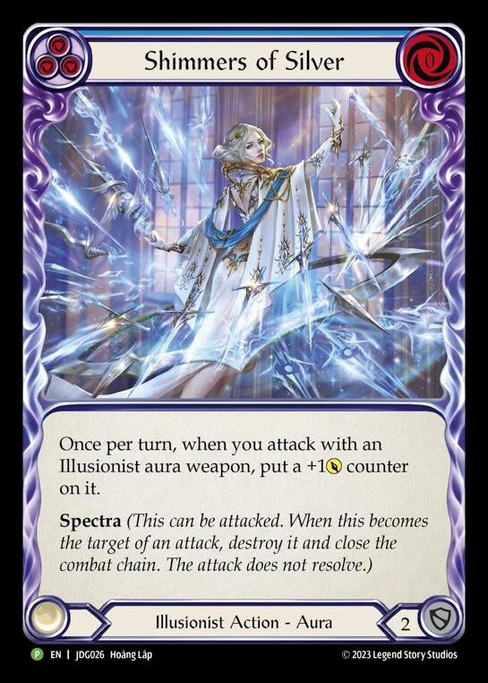 Image for Shimmers of Silver - JDG026 (Flesh and Blood: Promo Cards) (JDG026) - Flesh and Blood TCG