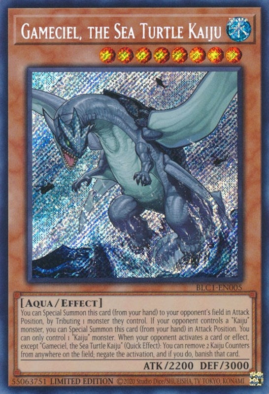 Image for Gameciel, the Sea Turtle Kaiju (Battles of Legend: Chapter 1) (BLC1-EN005) - YuGiOh