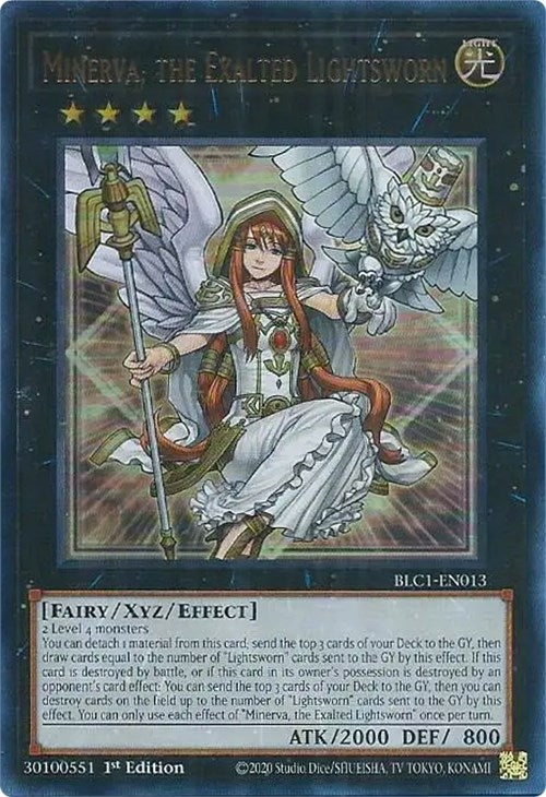 Image for Minerva, the Exalted Lightsworn (Battles of Legend: Chapter 1) (BLC1-EN013) - YuGiOh