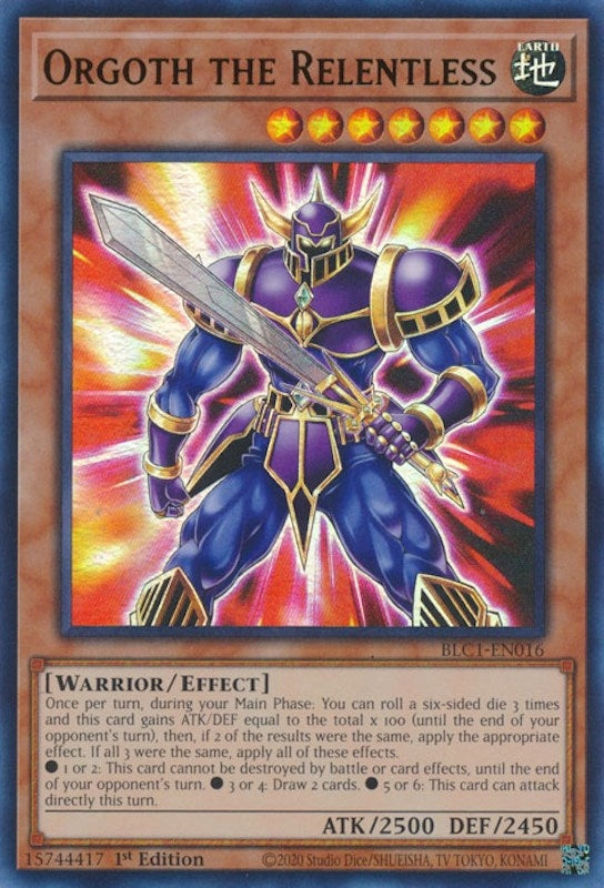 Image for Orgoth the Relentless (Battles of Legend: Chapter 1) (BLC1-EN016) - YuGiOh