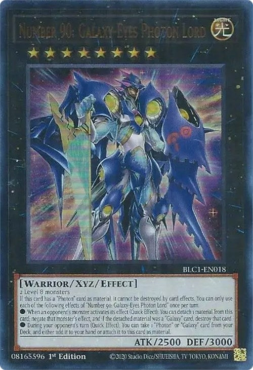 Image for Number 90: Galaxy-Eyes Photon Lord (Battles of Legend: Chapter 1) (BLC1-EN018) - YuGiOh