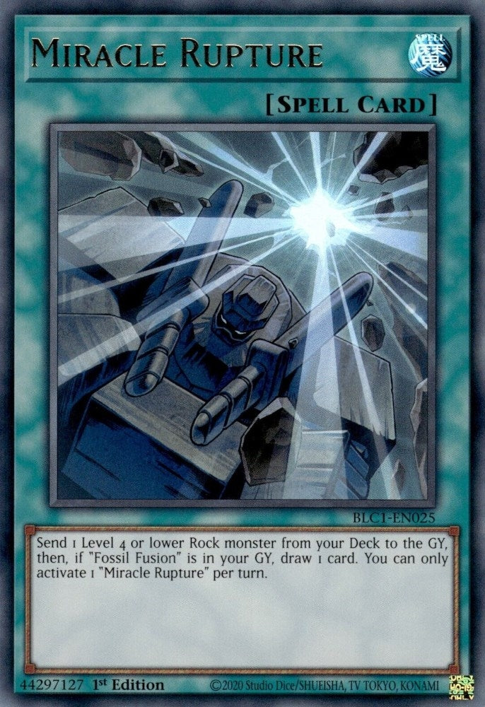 Image for Miracle Rupture (Battles of Legend: Chapter 1) (BLC1-EN025) - YuGiOh