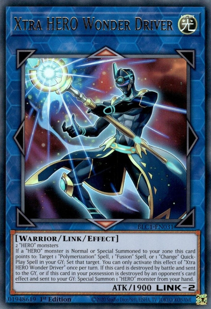 Image for Xtra HERO Wonder Driver (Battles of Legend: Chapter 1) (BLC1-EN031) - YuGiOh
