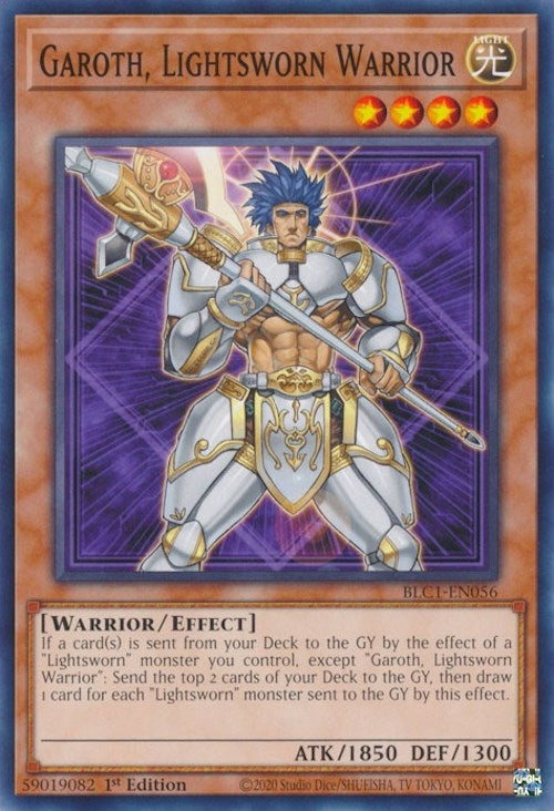 Image for Garoth, Lightsworn Warrior (Battles of Legend: Chapter 1) (BLC1-EN056) - YuGiOh