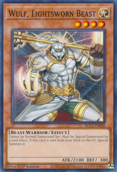 Image for Wulf, Lightsworn Beast (Battles of Legend: Chapter 1) (BLC1-EN058) - YuGiOh