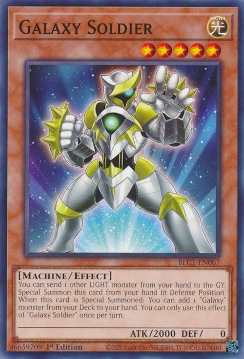 Image for Galaxy Soldier (Battles of Legend: Chapter 1) (BLC1-EN067) - YuGiOh