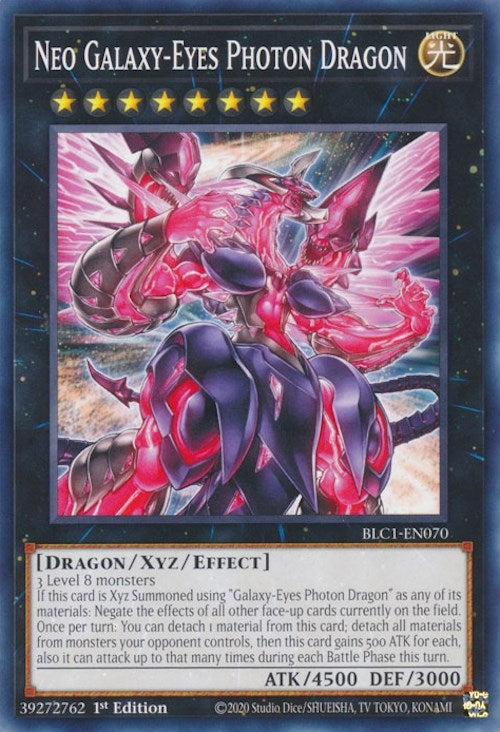 Image for Neo Galaxy-Eyes Photon Dragon (Battles of Legend: Chapter 1) (BLC1-EN070) - YuGiOh
