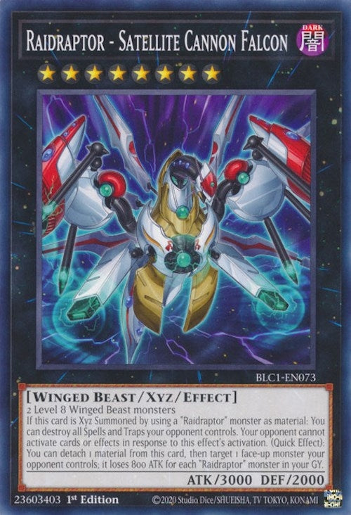 Image for Raidraptor - Satellite Cannon Falcon (Battles of Legend: Chapter 1) (BLC1-EN073) - YuGiOh