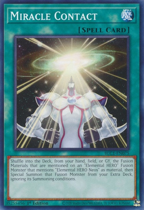 Image for Miracle Contact (Battles of Legend: Chapter 1) (BLC1-EN075) - YuGiOh