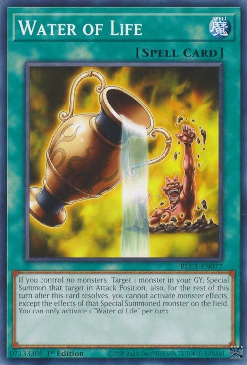 Image for Water of Life (Battles of Legend: Chapter 1) (BLC1-EN077) - YuGiOh