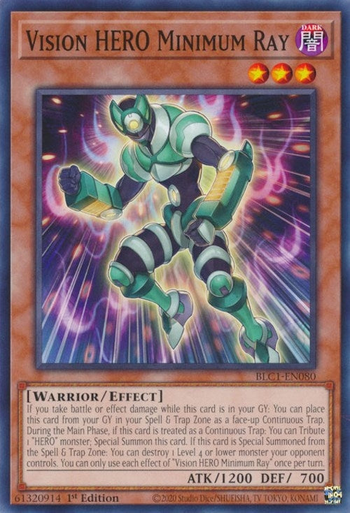 Image for Vision HERO Minimum Ray (Battles of Legend: Chapter 1) (BLC1-EN080) - YuGiOh