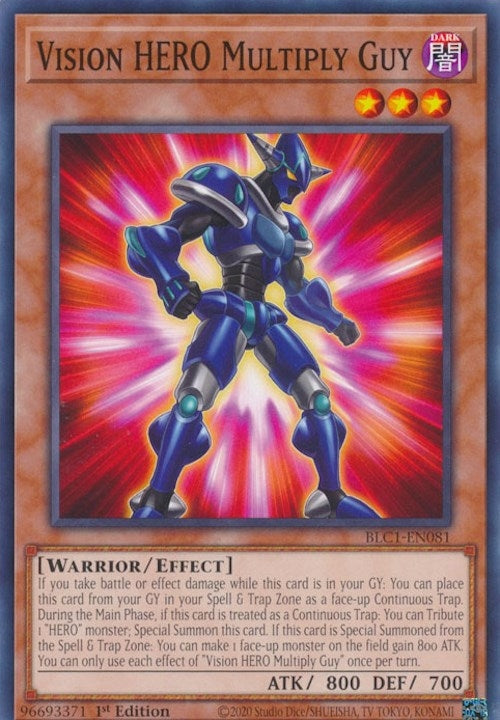 Image for Vision HERO Multiply Guy (Battles of Legend: Chapter 1) (BLC1-EN081) - YuGiOh
