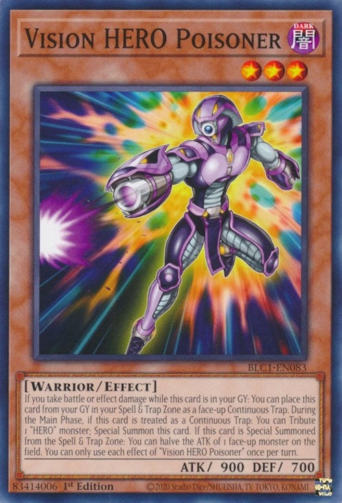 Image for Vision HERO Poisoner (Battles of Legend: Chapter 1) (BLC1-EN083) - YuGiOh