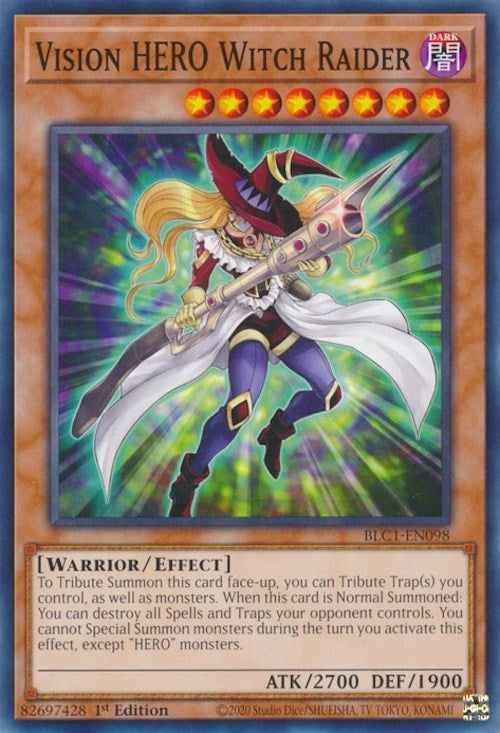 Image for Vision HERO Witch Raider (Battles of Legend: Chapter 1) (BLC1-EN098) - YuGiOh