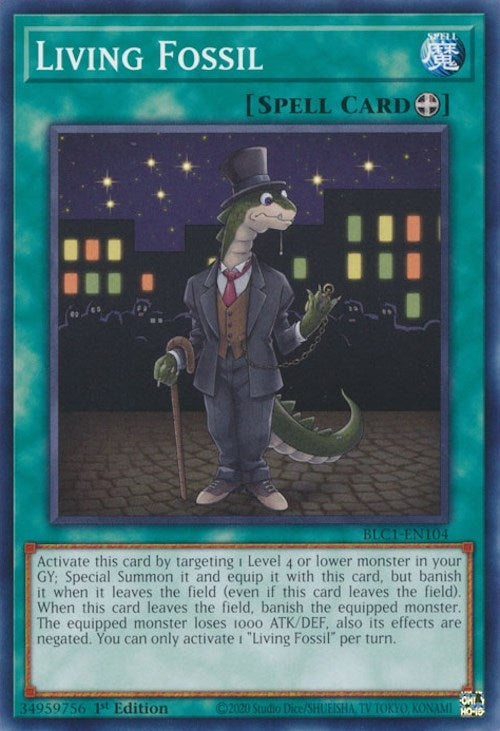 Image for Living Fossil (Battles of Legend: Chapter 1) (BLC1-EN104) - YuGiOh