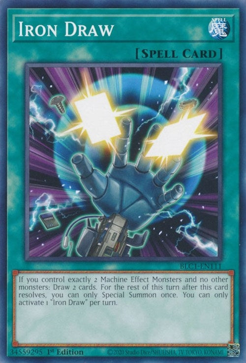 Image for Iron Draw (Battles of Legend: Chapter 1) (BLC1-EN111) - YuGiOh