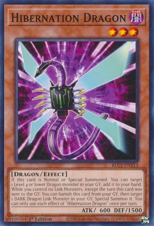 Image for Hibernation Dragon (Battles of Legend: Chapter 1) (BLC1-EN113) - YuGiOh