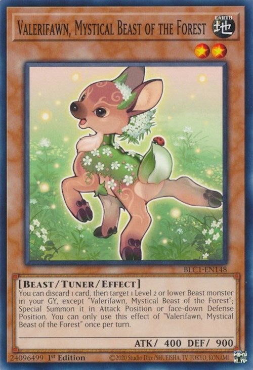 Image for Valerifawn, Mystical Beast of the Forest (Battles of Legend: Chapter 1) (BLC1-EN148) - YuGiOh