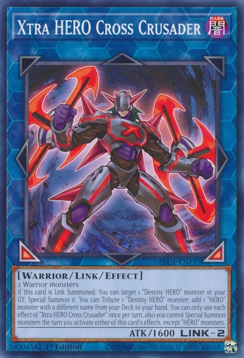 Image for Xtra HERO Cross Crusader (Battles of Legend: Chapter 1) (BLC1-EN157) - YuGiOh