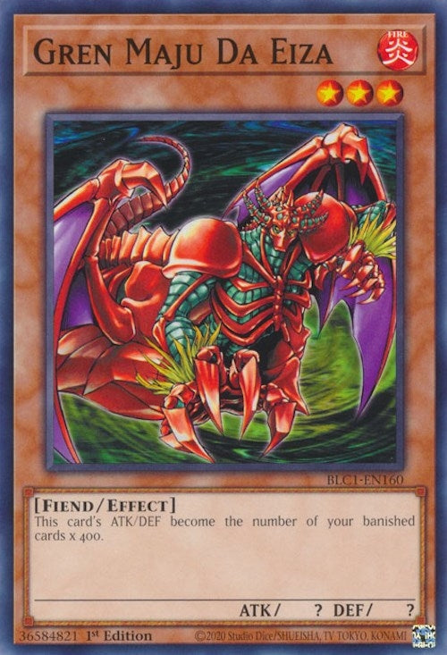 Image for Gren Maju Da Eiza (Battles of Legend: Chapter 1) (BLC1-EN160) - YuGiOh