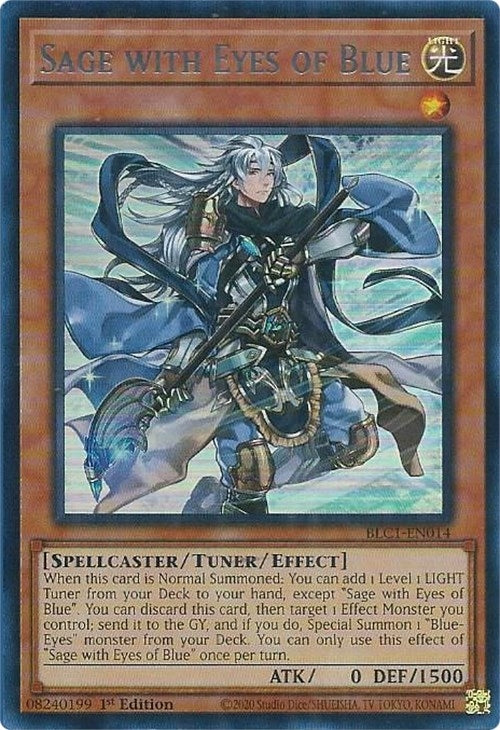 Image for Sage with Eyes of Blue (Silver) (Battles of Legend: Chapter 1) (BLC1-EN014) - YuGiOh