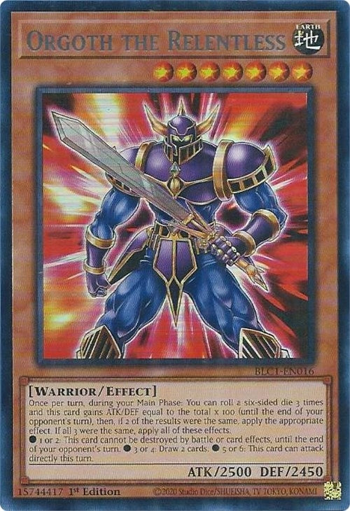 Image for Orgoth the Relentless (Silver) (Battles of Legend: Chapter 1) (BLC1-EN016) - YuGiOh