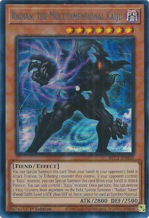 Image for Radian, the Multidimensional Kaiju (Silver) (Battles of Legend: Chapter 1) (BLC1-EN035) - YuGiOh