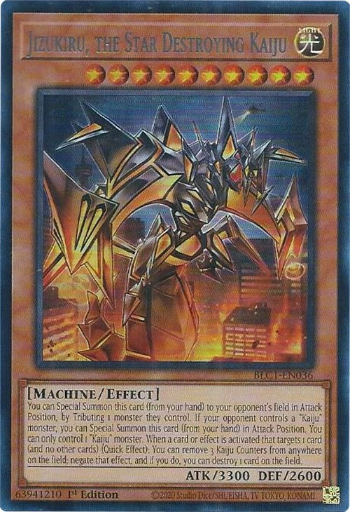 Image for Jizukiru, the Star Destroying Kaiju (Silver) (Battles of Legend: Chapter 1) (BLC1-EN036) - YuGiOh