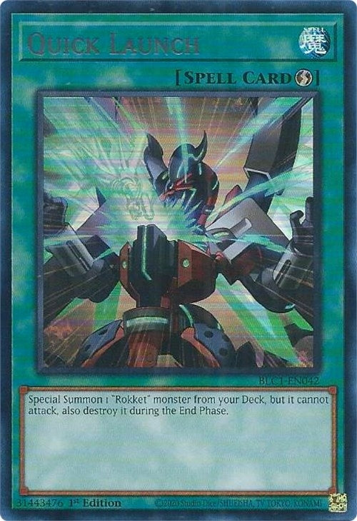 Image for Quick Launch (Silver) (Battles of Legend: Chapter 1) (BLC1-EN042) - YuGiOh