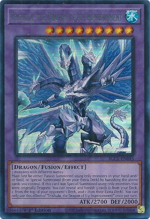 Image for Trishula, the Dragon of Icy Imprisonment (Silver) (Battles of Legend: Chapter 1) (BLC1-EN045) - YuGiOh