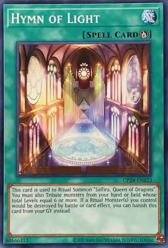 Image for Hymn of Light (OTS Tournament Pack 24) (OP24-EN023) - YuGiOh