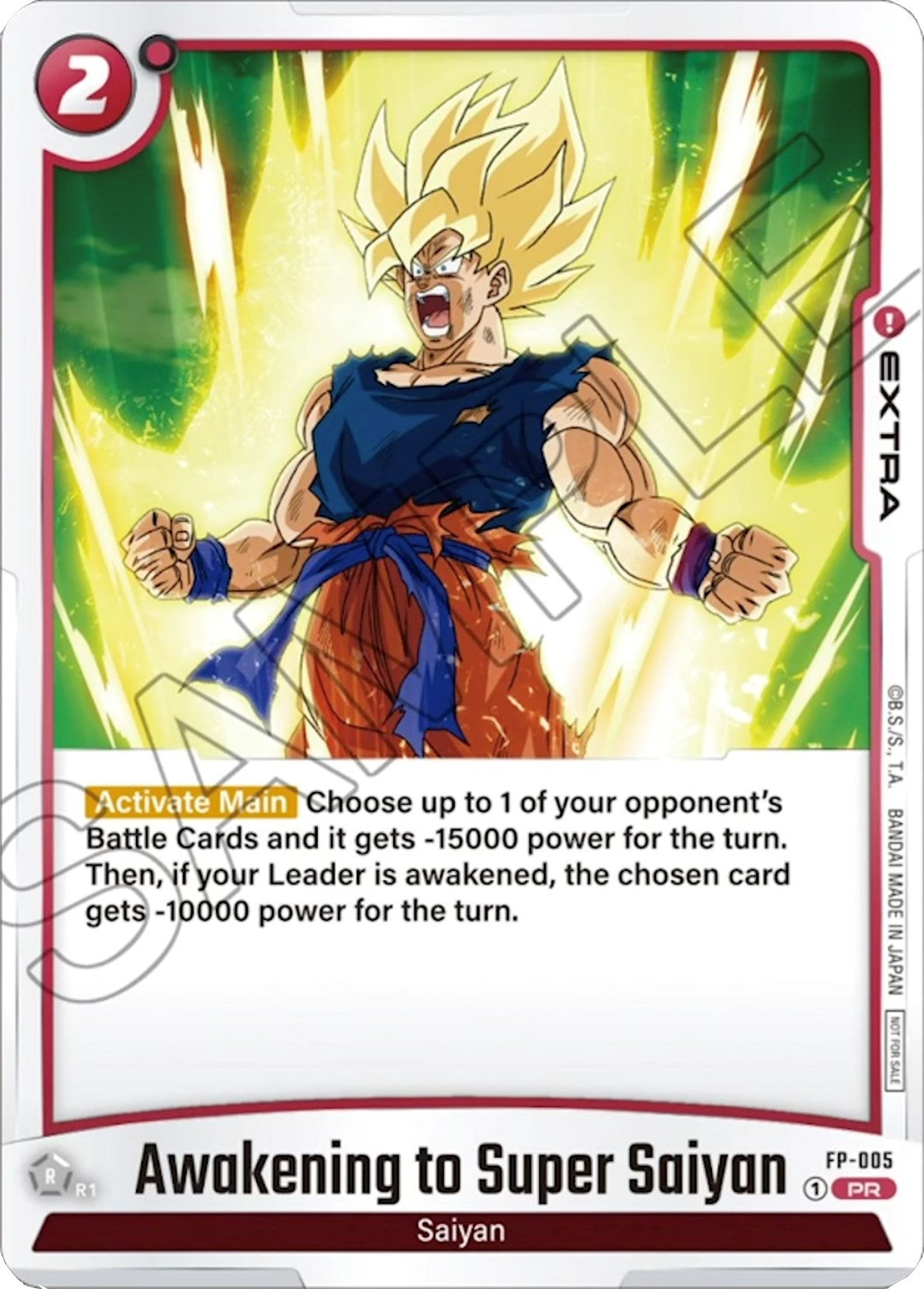 Image for Awakening to Super Saiyan - FP-005 (Fusion World Promotion Cards and Packs) (FP-005) - Dragon Ball Super: Fusion World