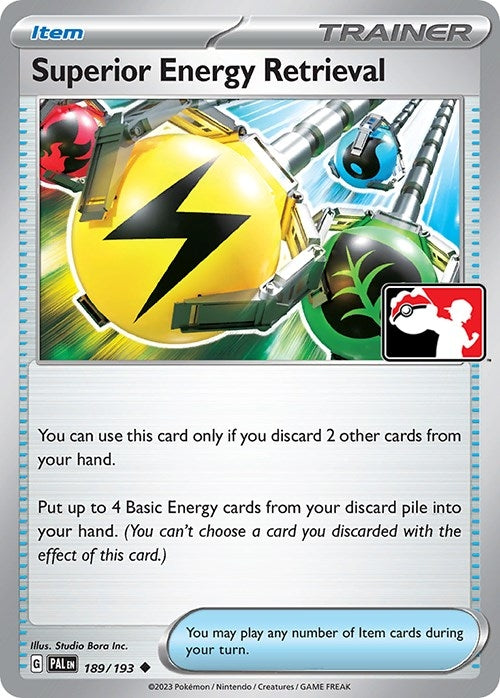 Image for Superior Energy Retrieval (Prize Pack Series Cards) (189/193) - Pokemon