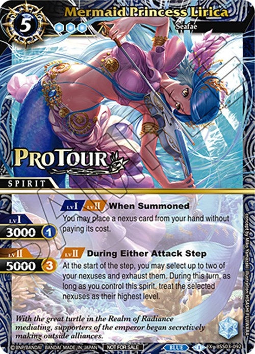 Image for Mermaid Princess Lirica (X Rare Special Pack Vol. 3) (Battle Spirits Saga Promo Cards) (BSS03-092) - Battle Spirits Saga